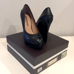 Modern Vintage “Sammy” black leather heel Size 37